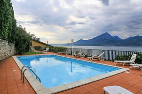 Flat Lake Garda With Very Panoramic View