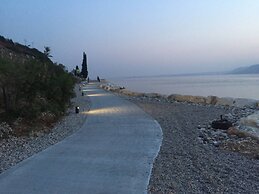 Flat Lake Garda With Very Panoramic View