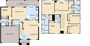 Windsor Hills Cozy Home Pool/spa 2 Mile to Disney