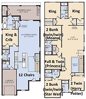 Themed Rooms & Pool in Quiet Neighborhood