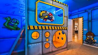 Mario Game Room Theater Loft w/ Pool Spa Disney