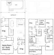 Star Wars Disney Themed 10br Villa Pool/spa/game