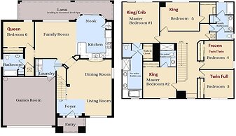 Highland View 6BR Villa Private Pool Near Disney