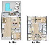 Family Kissimmee 5BR Home Pool/loft/tub