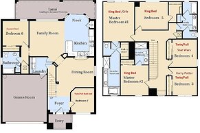 Windsor Hills 7BR Villa Pool SPA Disney Greenview
