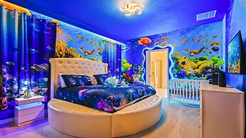 Fancy Game Theater 10br Villa W/pool/spa Disney