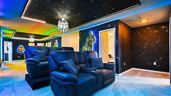 Fancy Game Theater 10br Villa W/pool/spa Disney