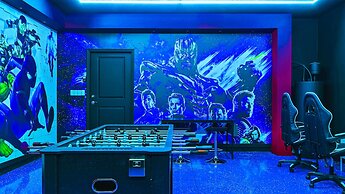 Fancy Game Theater 10br Villa W/pool/spa Disney
