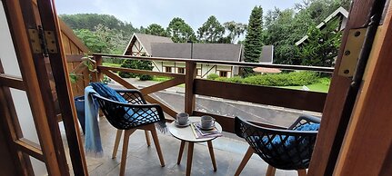 Dúplex Luxo com Piscina Aquecida, Lareira e Wifi