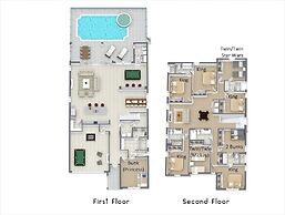 Moana Castle At Solara Resort By Shine Villas! 9 Bedroom Villa