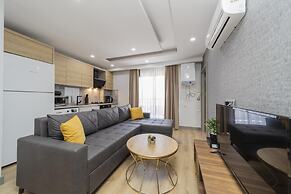 Modern Flat w Balcony 10 min to Beach in Antalya