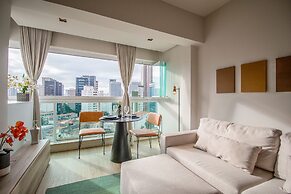 Apartamento em Pinheiros com Piscina