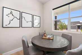 Upscale Waterfront Estate With Mountain Sunset Views