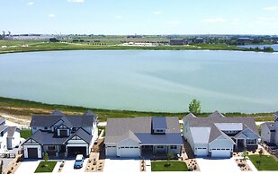 Upscale Waterfront Estate With Mountain Sunset Views