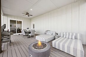 Upscale Waterfront Estate With Mountain Sunset Views