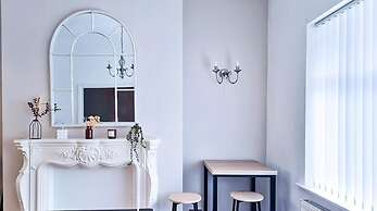 White Cozy House With Pool Table Game Room