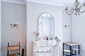 White Cozy House With Pool Table Game Room