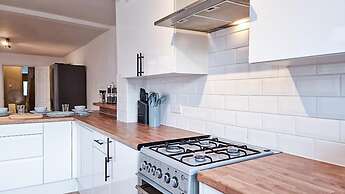 White Cozy House With Pool Table Game Room