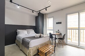 Estúdio Moderno com AC e Rooftop