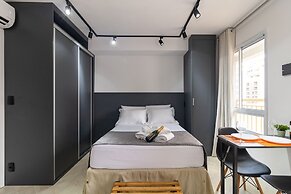 Estúdio Moderno com AC e Rooftop