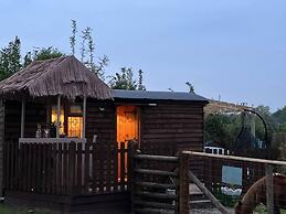 Cute and Cosy Shepard hut With Wood Fuel hot tub