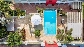 Sunny Pool Haven in the Heart of Aruba Pool BBQ