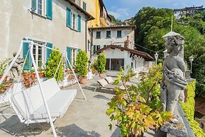 Terrace on Orrido di Nesso Waterfall