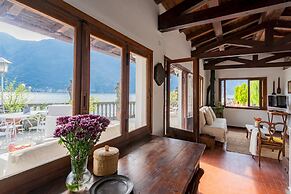 Terrace on Orrido di Nesso Waterfall