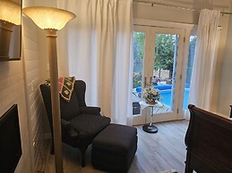 Luxury ocean dock pool villa