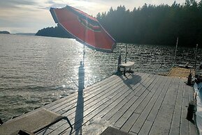 Luxury ocean dock pool villa