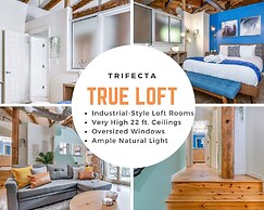 100 Year-old Historic Brick 2BR Loft Large Patio2