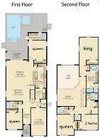 Championsgate 5br Lakeview Home Pool Spa Disney