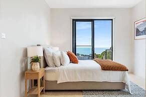 Cliffside Castle With Bay And City Views