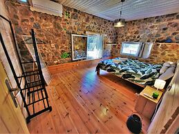 Eco Secluded Hand Built Stone House in an Oasis