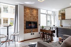 Estúdio Moderno com AC e Wi-fi