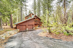 Deck w/ Hot Tub: Serene Cabin in Truckee