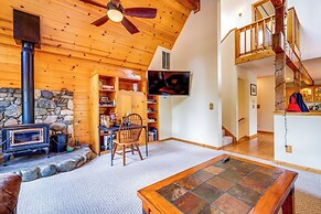 Deck w/ Hot Tub: Serene Cabin in Truckee