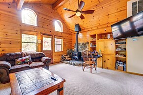 Deck w/ Hot Tub: Serene Cabin in Truckee