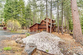 Deck w/ Hot Tub: Serene Cabin in Truckee