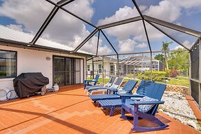 Lanai & Pool: Waterfront Cape Coral Home!