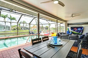 Lanai & Pool: Waterfront Cape Coral Home!