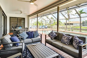 Lanai & Pool: Waterfront Cape Coral Home!