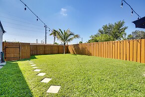 Fenced Yard + Hot Tub: Pompano Beach Vacation Home