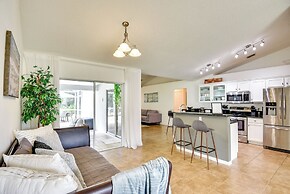 Lanai & Fire Pit: Peaceful Palm Coast Home!