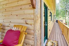 Conifer Log Cabin Rental w/ Private Hot Tub & Pond