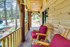 Private Hot Tub & Pond: Conifer Log Cabin