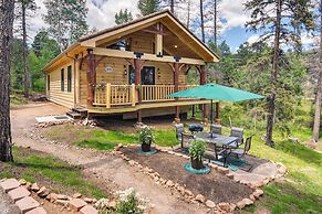 Private Hot Tub & Pond: Conifer Log Cabin