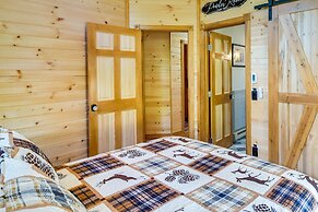 Conifer Log Cabin Rental w/ Private Hot Tub & Pond