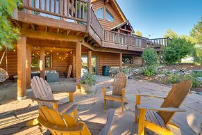 Log Cabin Home in Parker w/ Pool + Mountain Views!