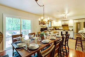 Outdoor Entertainment Space: Family Poconos Home